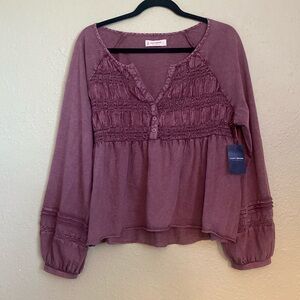 Lucky Brand purple top